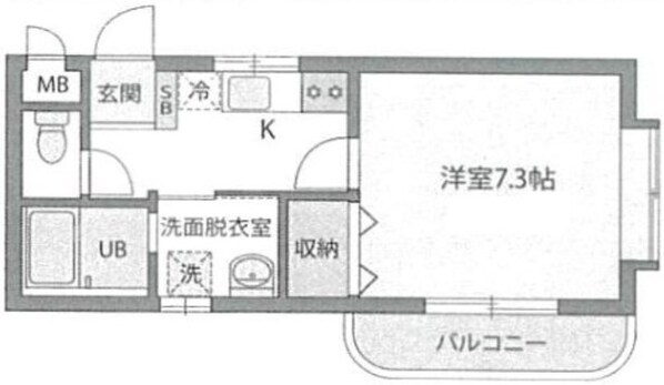 リヴェール石川台の物件間取画像